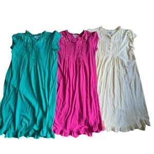 3 Vintage ANTHONY RICHARDS WOMEN’S Embroidered NIGHTGOWNS size 1X